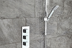 Modern Square - Square Thermostatic Shower Set Four